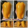 БИЗОН ЖЕЛТЫЙ (BISON YELLOW) - желтый перец, куб-конус, 10 семян БИЗОН ЖЕЛТЫЙ (BISON YELLOW) - сорт крупного сладкого перца